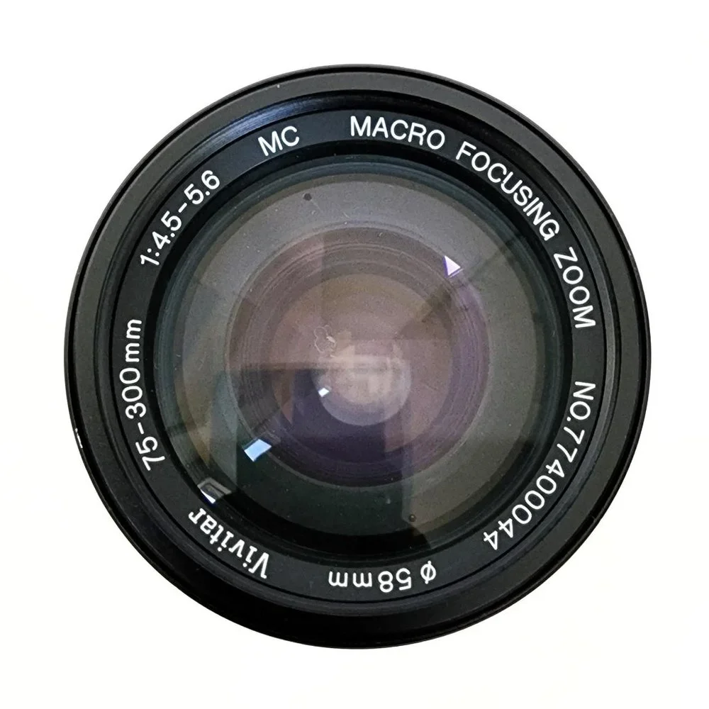 Vivitar 75-300mm f/1:45-5.6 Macro Focusing Zoom Lens No. 77400044